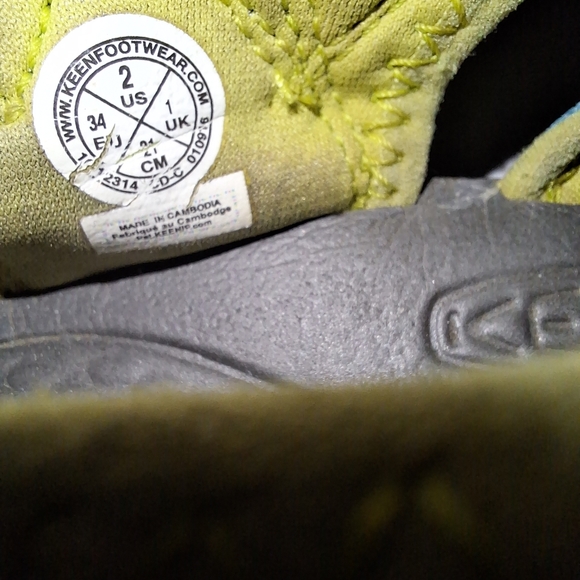 KEEN Newport H2 Kids Sz 2 Carribean Sea Sandal Hiking,Play, Waterproof - Picture 5 of 7